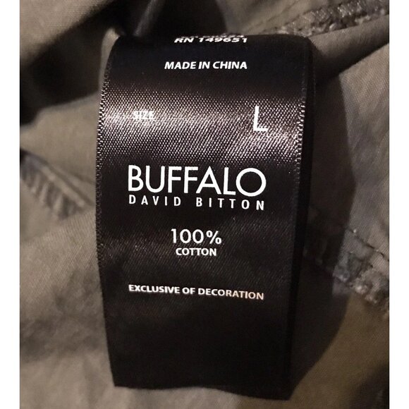 Buffalo David Bitton Military Anorak Camouflage Jacket Women's Size Large - Picture 4 of 6